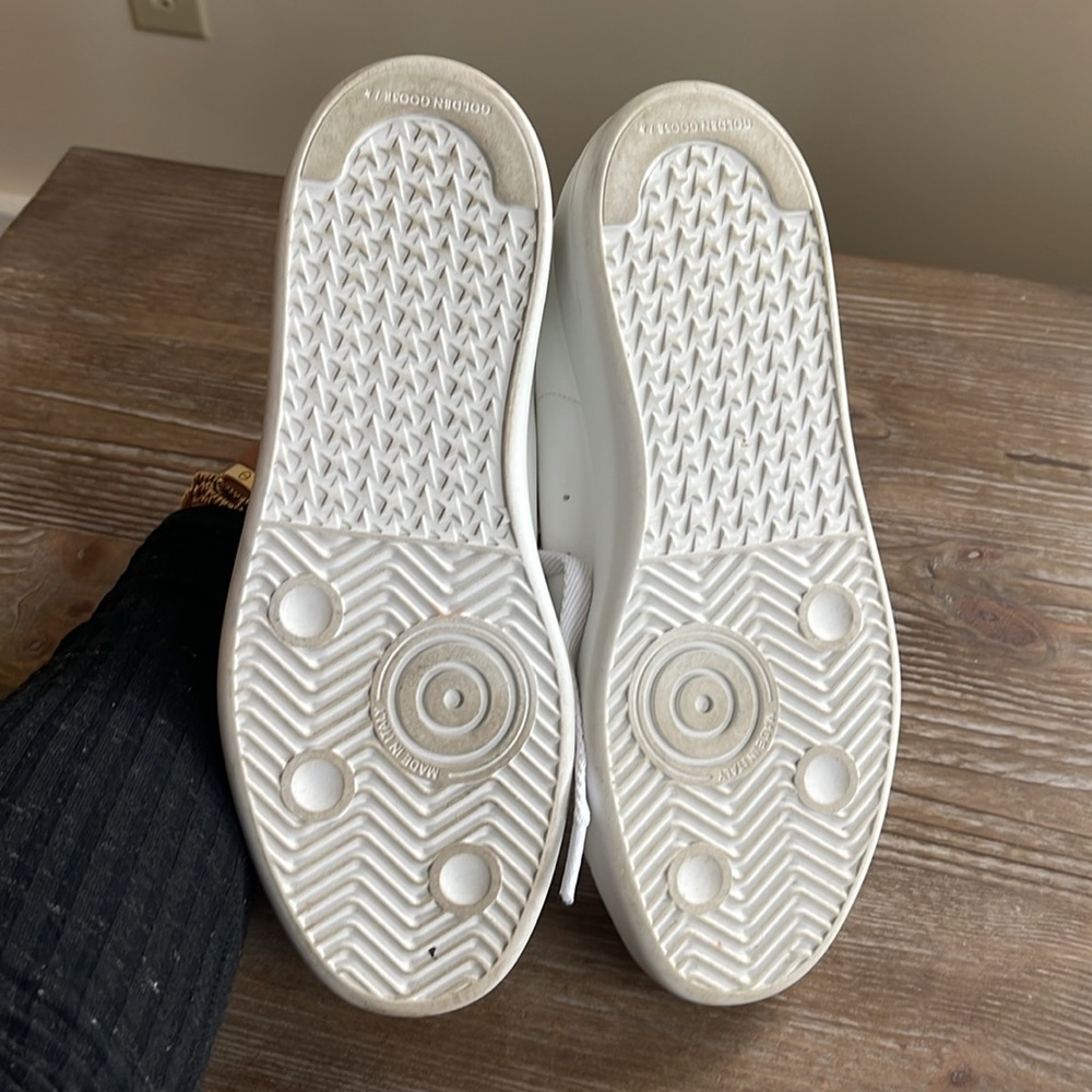 Golden Goose, white sneakers. Size 38 Like NEW - Picture 6 of 6
